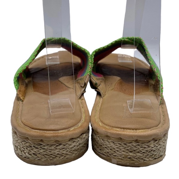 Born Sandals Drilles Espadrille Slide Sandal Cushioned Comfort Size 8 - Picture 8 of 14
